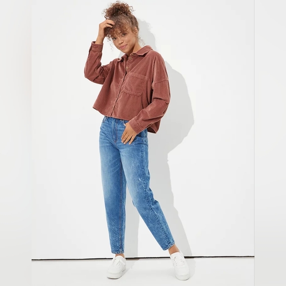 American Eagle cropped button down - Picture 5 of 10